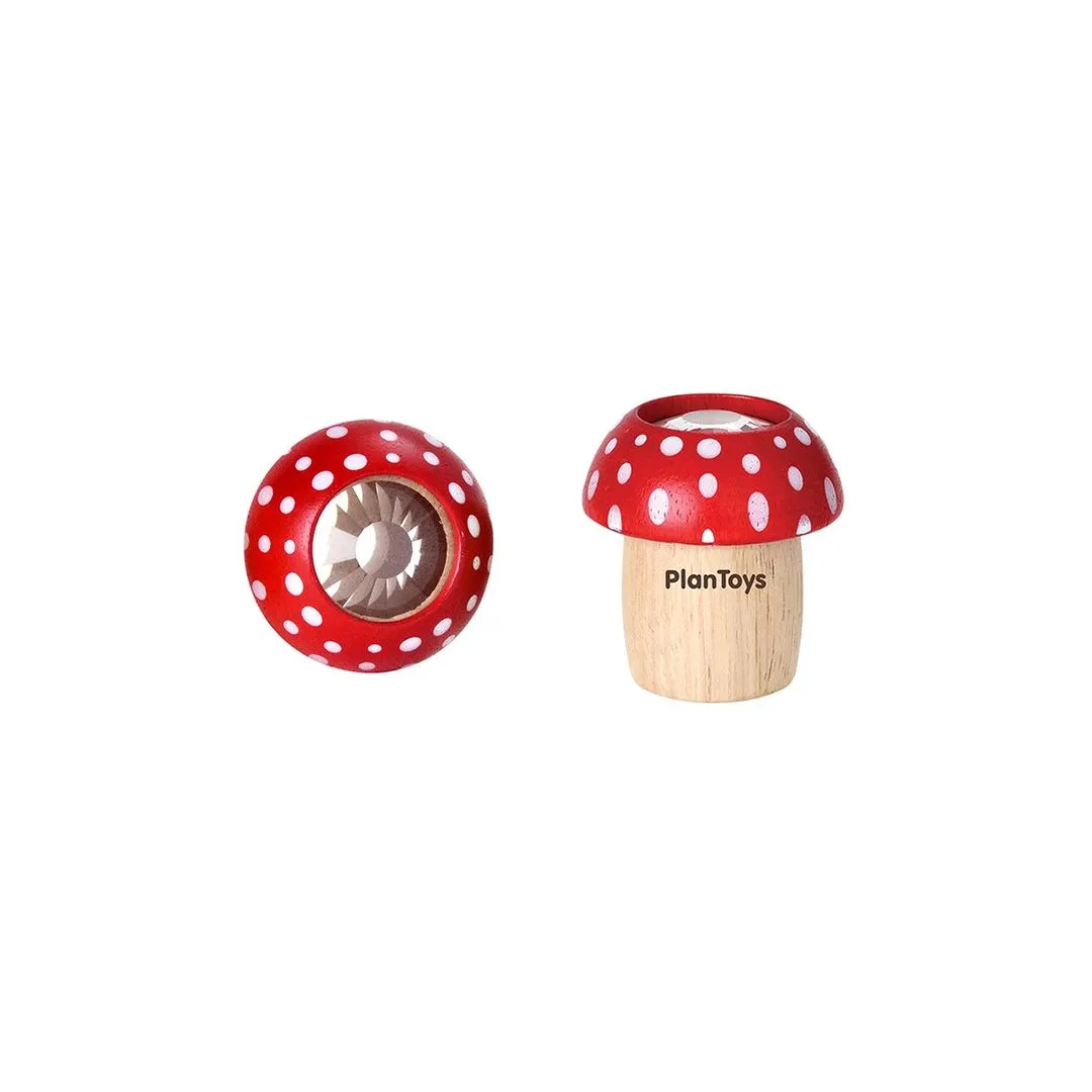 PlanToys Mushroom Kaleidoscope kaléidoscope bois vert
