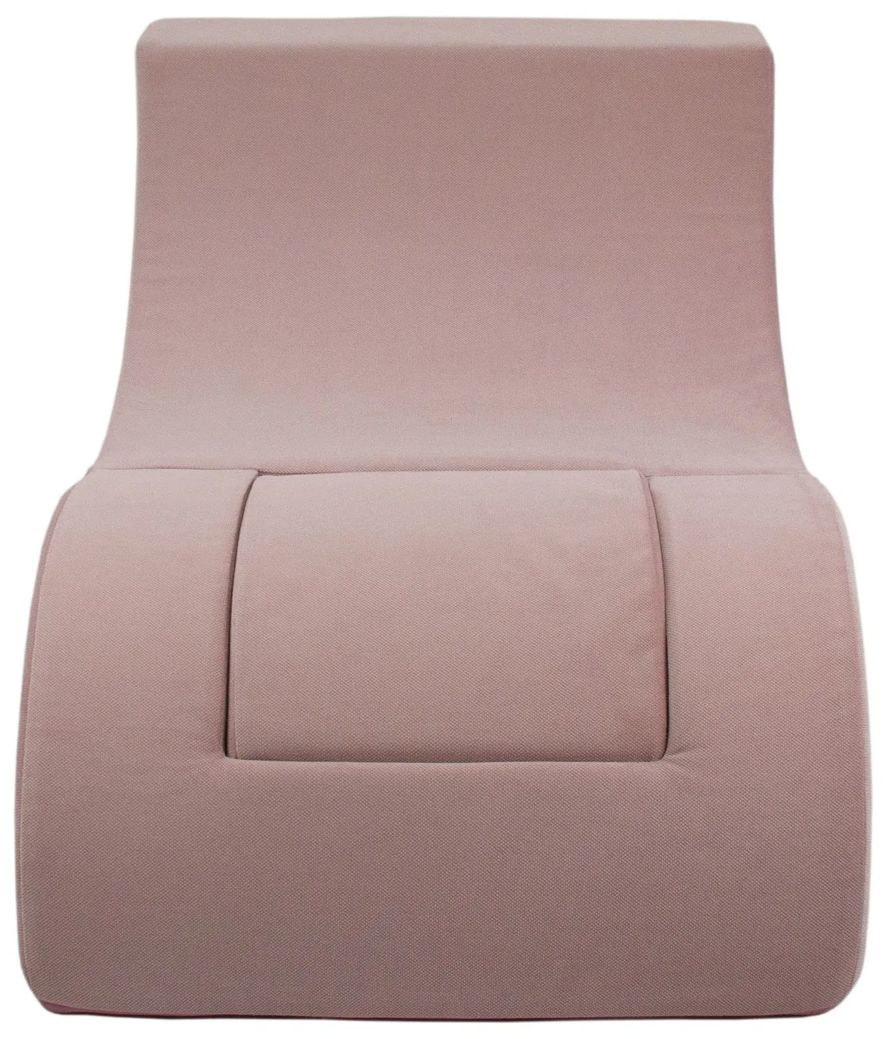 Velinda fauteuil enfant pliable pouf canapé rose clair