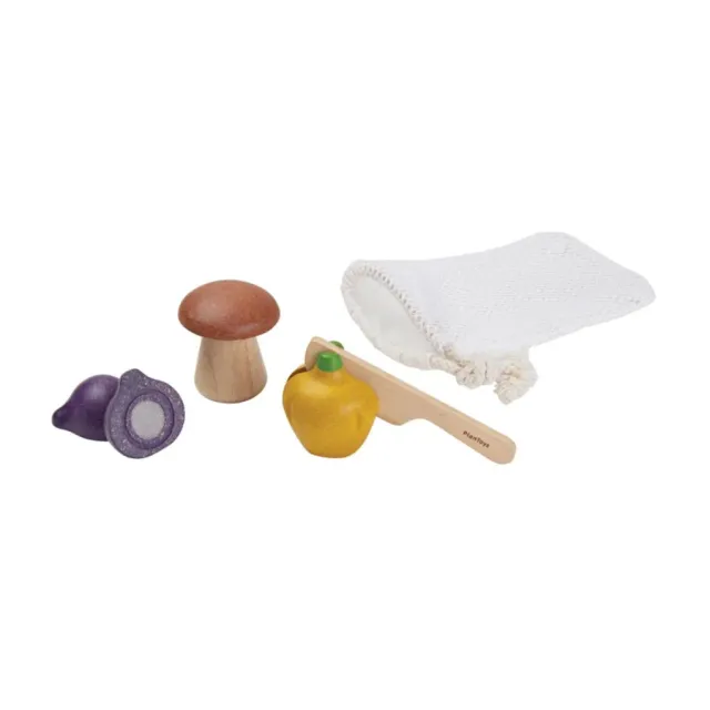PlanToys Veggie Set légumes à découper bois 18 mois
