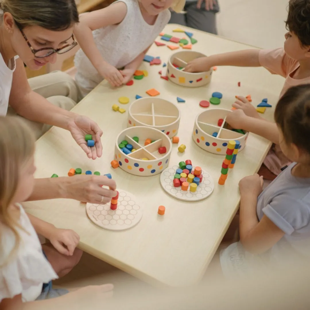 PlanToys Pattern Peg Board mosaïque picots bois 3 ans