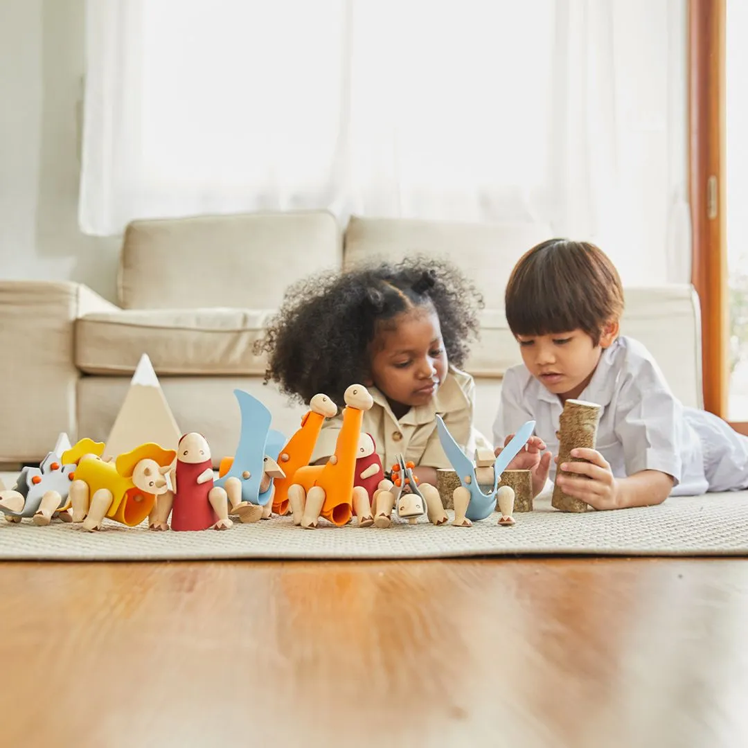 PlanToys DIY Brachiosaurus dinosaure bois dès 3 ans