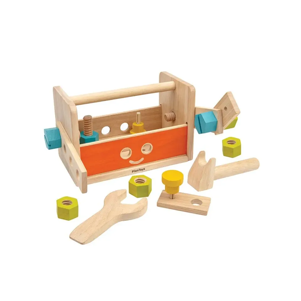PlanToys Robot Toolbox boîte à outils robot 18 pièces
