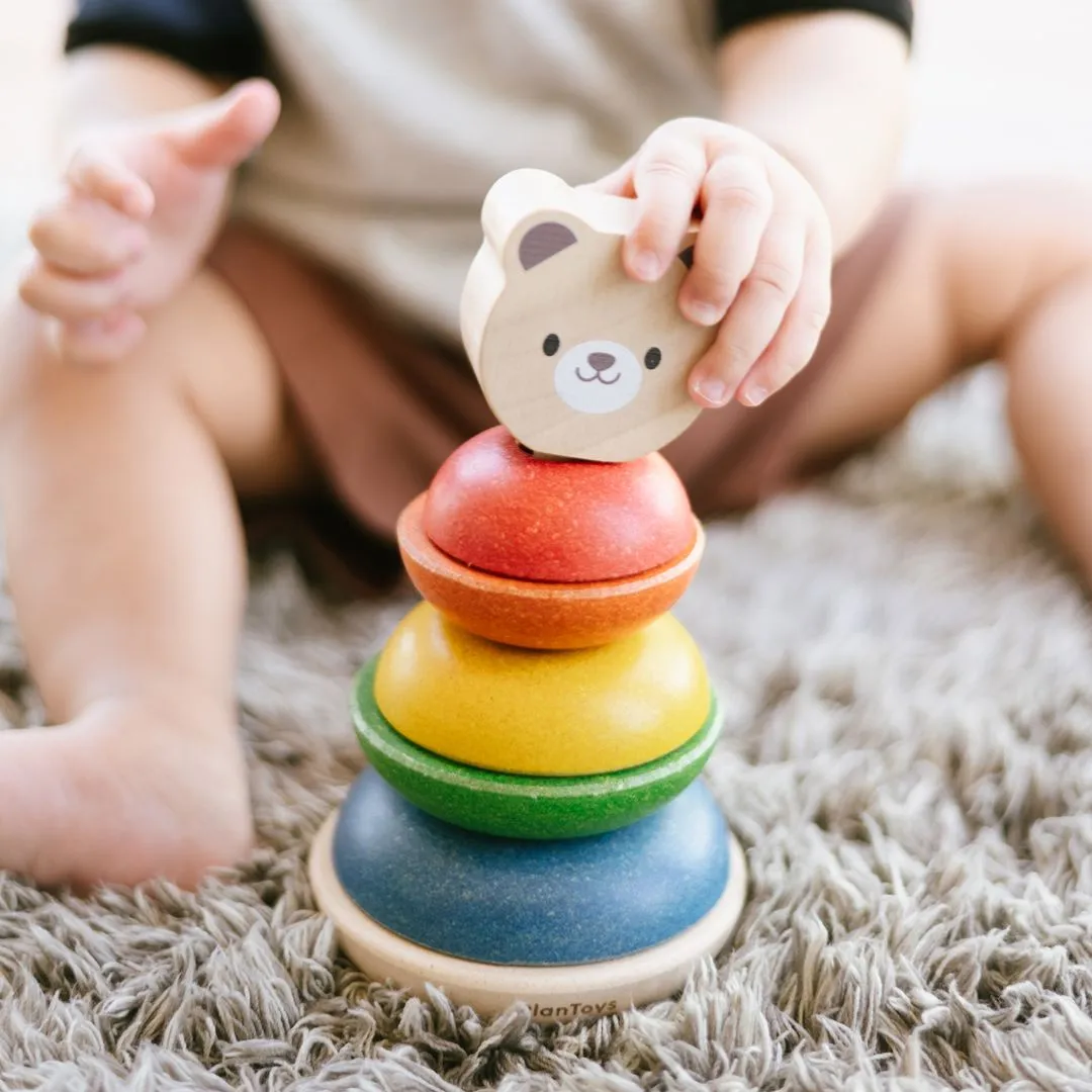PlanToys Stacking Ring Bear anneaux dès 12 mois