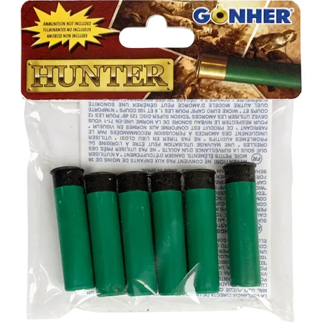 Gonher Hunter cartouches jouet x6 recharges
