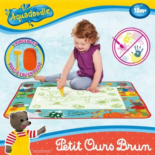 Tomy Aquadoodle Petit Ours Brun Tapis Dessin Eau 75x55