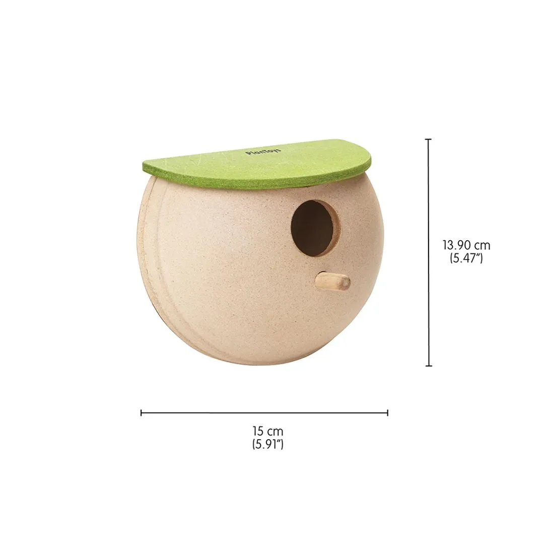 PlanToys Bird House II nichoir oiseau bois jardin