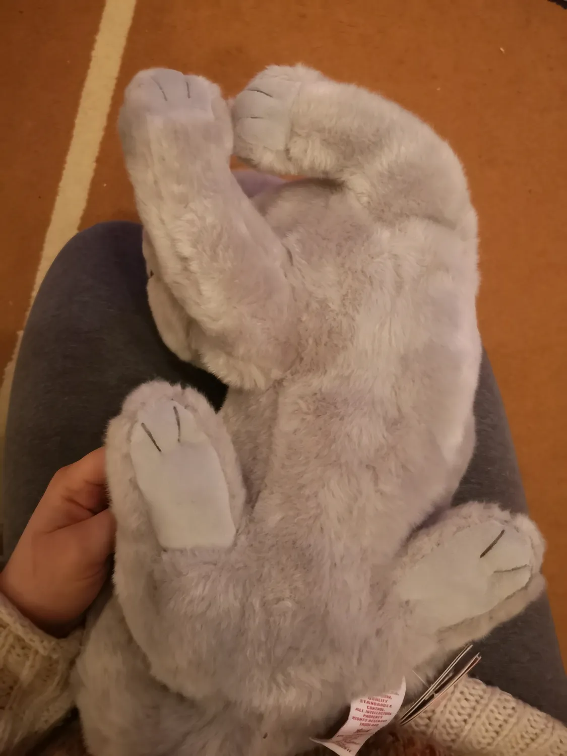 Trudi Celestino 21039 peluche chat gris M 44 cm