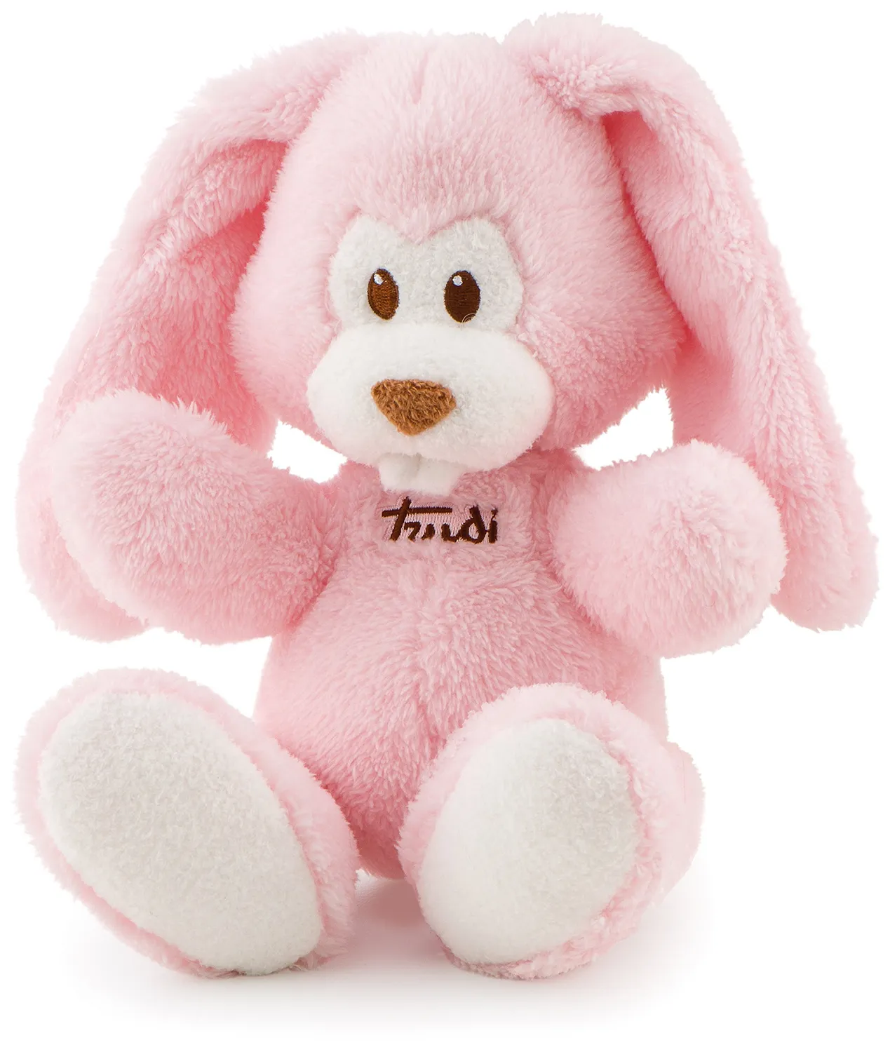 Trudi Cremino 18131 doudou lapin bleu turquoise carillon 26 cm