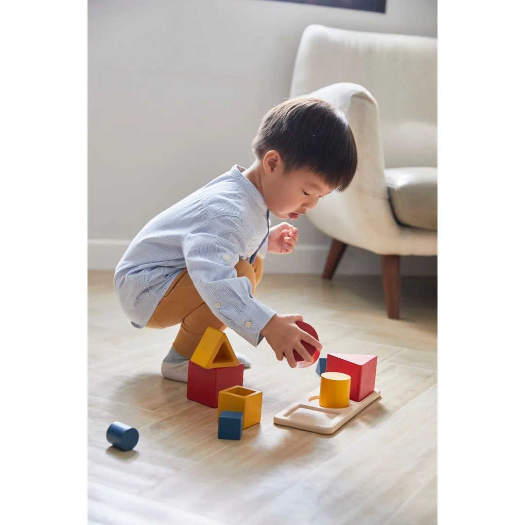 PlanToys Unit Plus Nesting Puzzle puzzle encastrable 18 mois bois