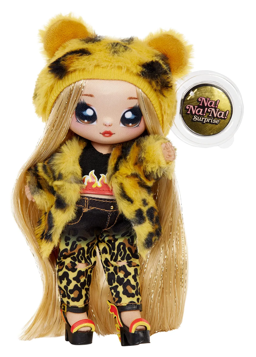 Na! Na! Na! Surprise Jennel Jaguar coffret poupée sac à dos 3-en-1 articulée