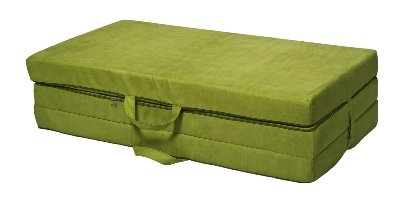 Velinda matelas touristique pliant vert 120x200x10cm