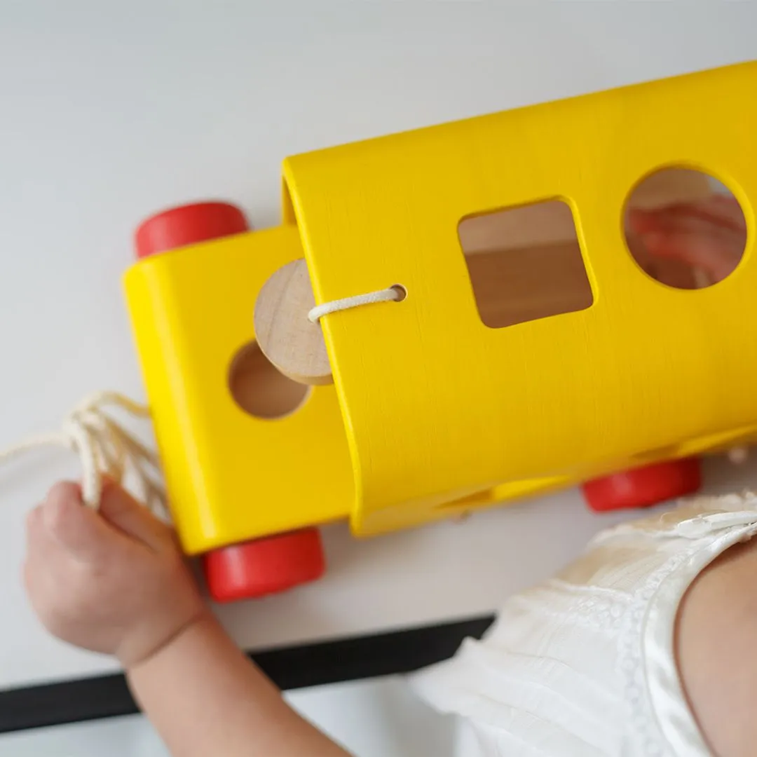 PlanToys Sorting Bus bus trieur bois 12 mois