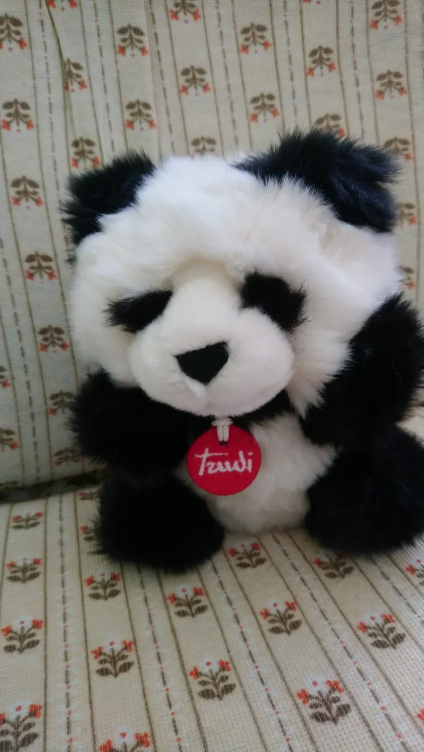 Trudi Sevi Fluffies pingouin peluche douce 18 cm