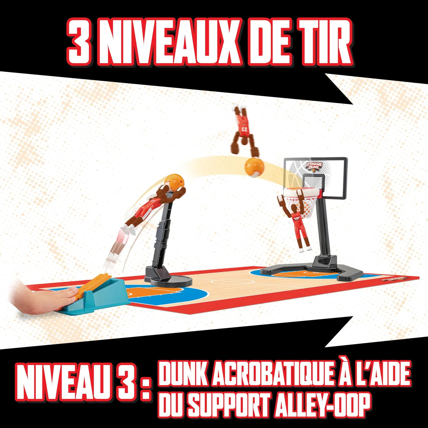 Tomy Xtreme Dunk jeu de basket enfant 6 ans alley-oop