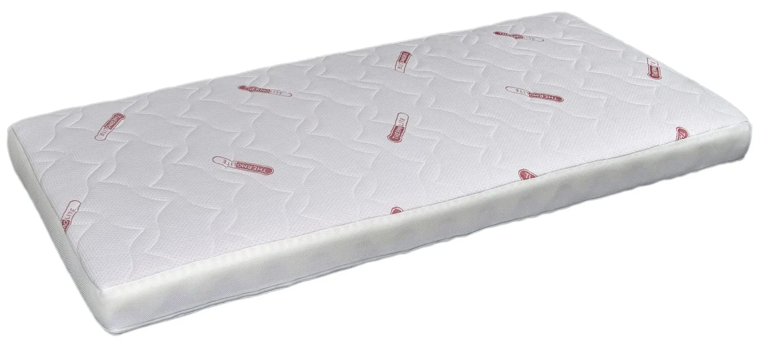 Velinda Cabane lit enfant bois 160x80cm blanc + matelas