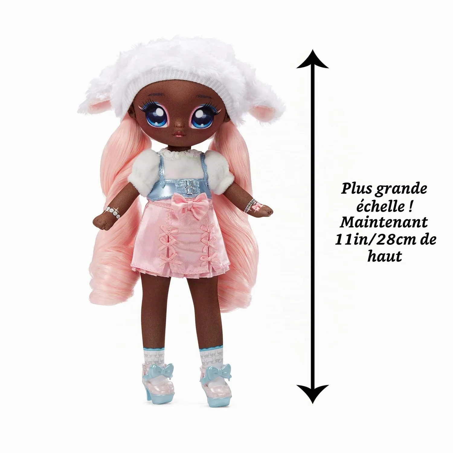 Na Na Na Surprise Teens Lila Lamb poupée chiffon 28 cm mouton