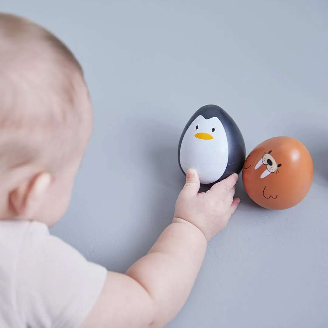 PlanToys Seal Wobbler culbuto phoque bébé bois dès 6 mois