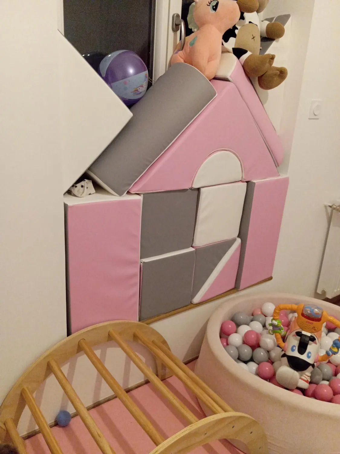 Velinda set blocs mousse blanc 4 pcs pont