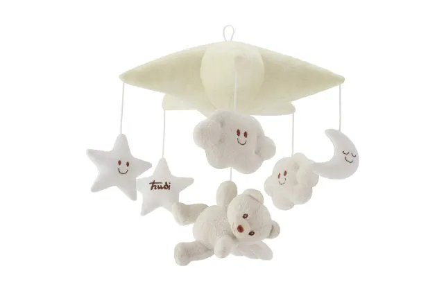 Trudi 18165 mobile ours ivoire lit bébé 25 cm