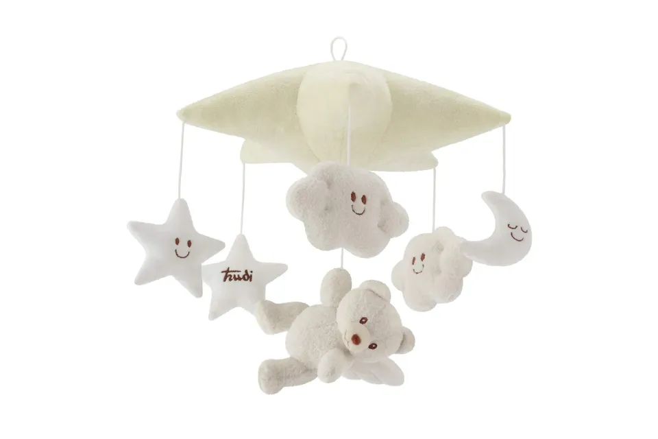 Trudi 18165 mobile ours ivoire lit bébé 25 cm