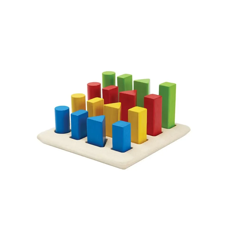 PlanToys Peg Board tableau chevilles géométrique