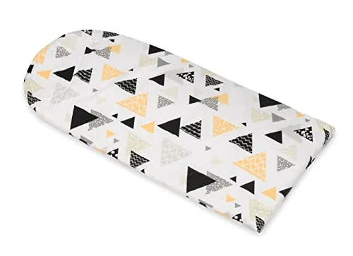 Velinda cocon bébé coton Triangles Jaunes réglable