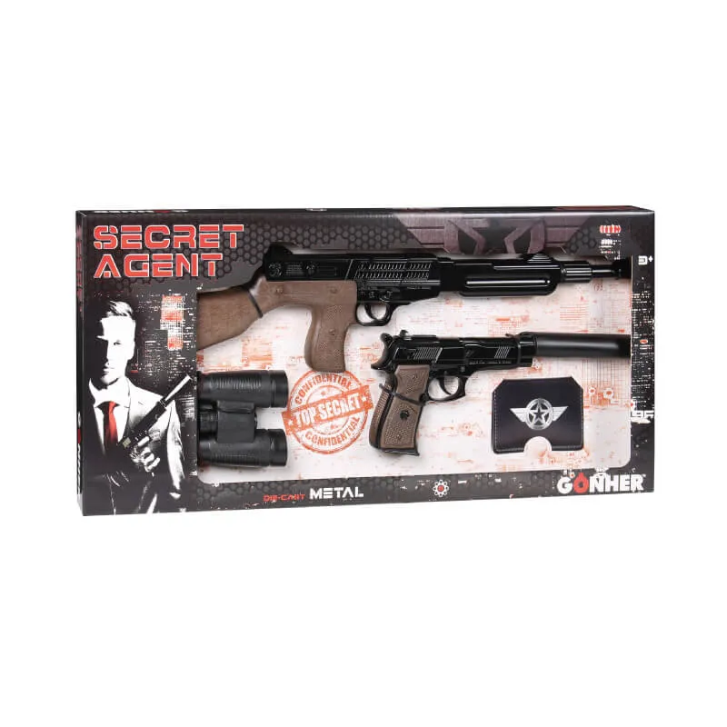 Gonher Secret Agent set agent 8 coups enfant