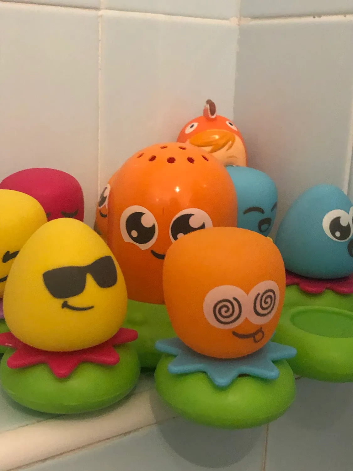 Tomy Toomies Octopals jouet de bain pieuvre 9 pièces