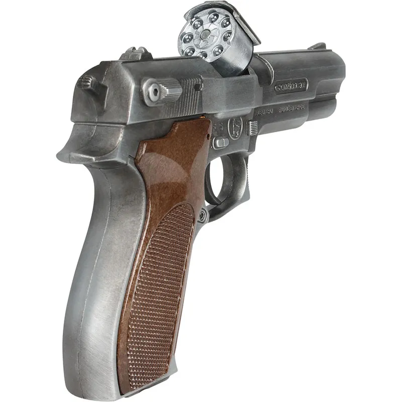 Gonher Police Gold Collection pistolet 8 coups doré