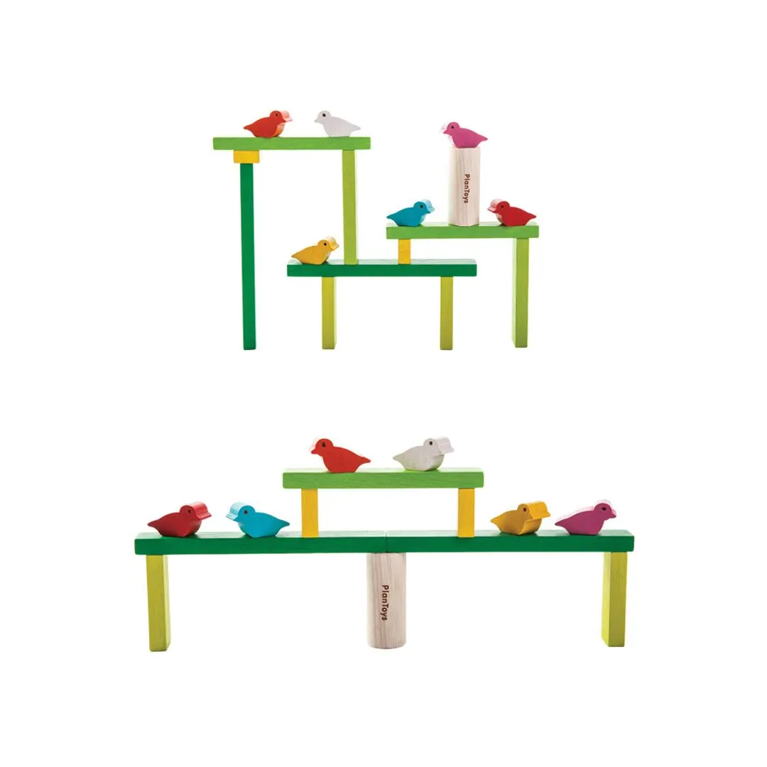 PlanToys Balancing Tree jeu d’équilibre bois 17 pièces
