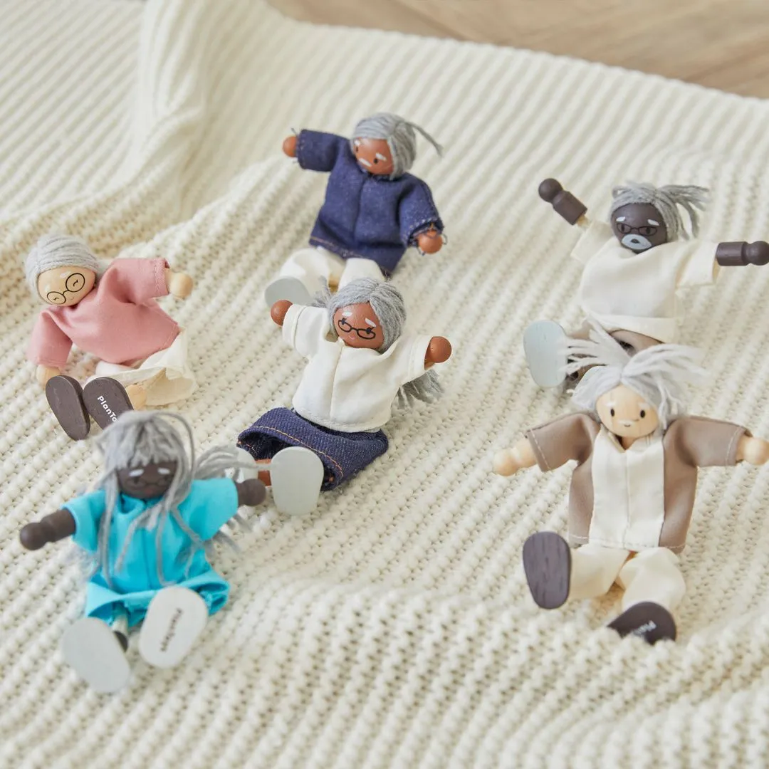 PlanToys Grandfather figurine grand-père peau mate