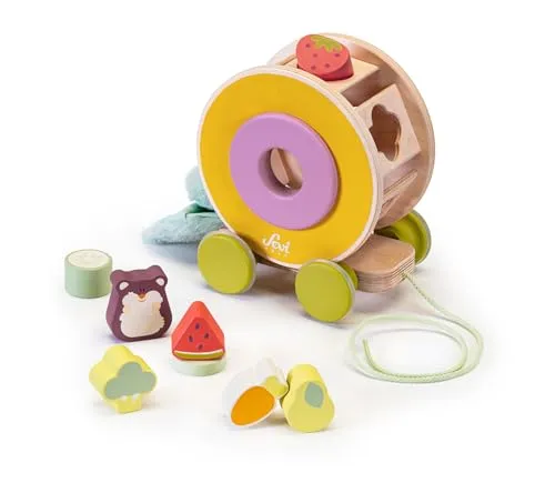 Trudi Sevi 83133 hamster à tirer bois 8 pièces