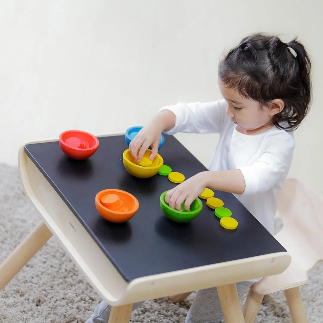 PlanToys Sort & Count Cups gobelets tri 18 mois