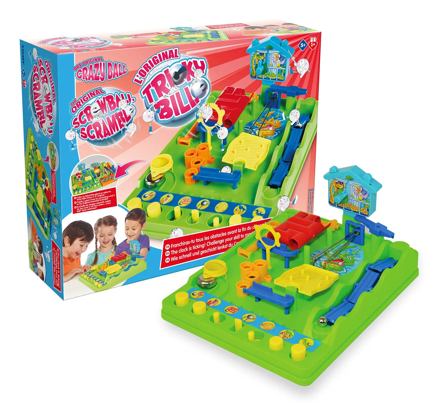 Tomy Tricky Bille Level Up jeu circuit billes vertical