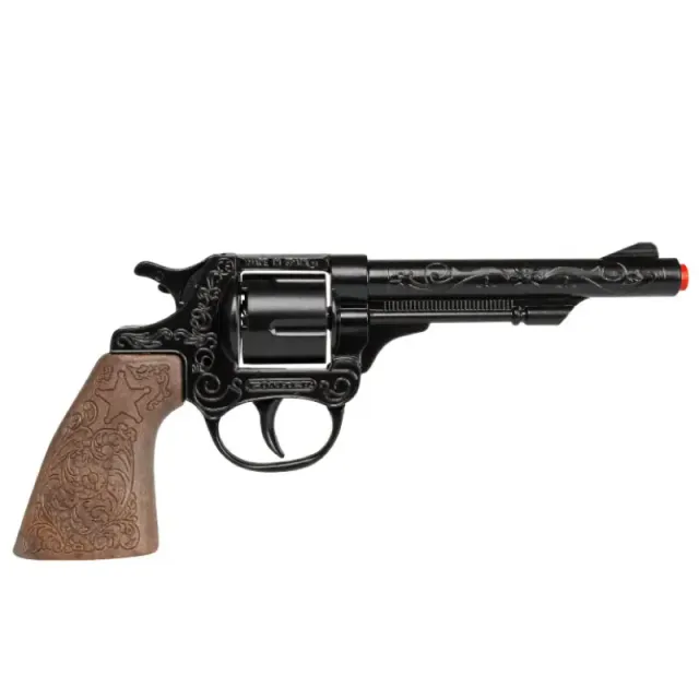 Gonher Cowboy revolver jouet 8 coups métal