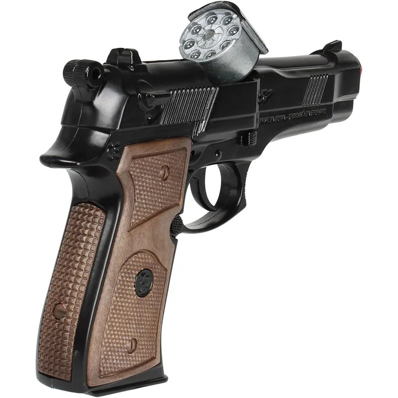 Gonher Police pistolet 8 coups métal enfant