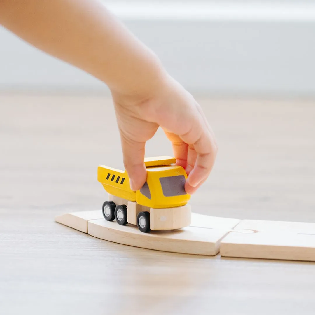 PlanToys Highway Maintenance véhicules chantier bois