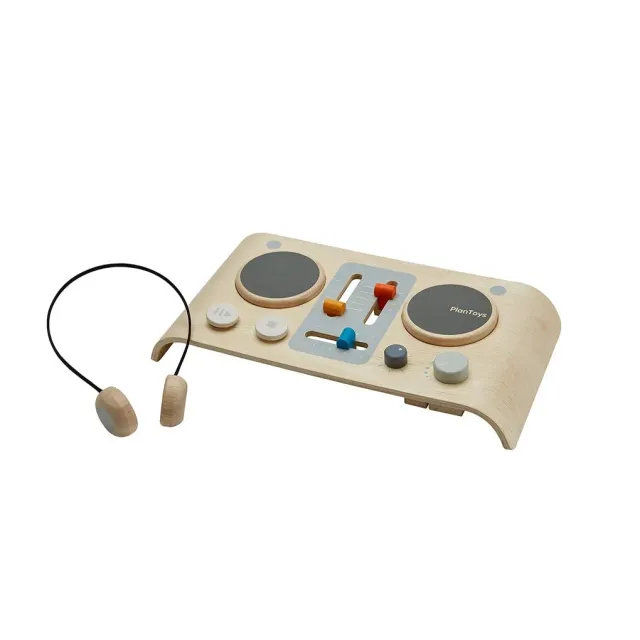 PlanToys DJ Mixer Board table de mixage jouet bois dès 3 ans