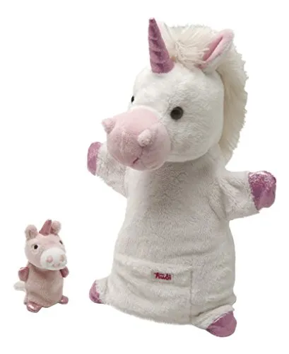 Trudi Sevi 29988 peluche marionnette licorne 28 cm