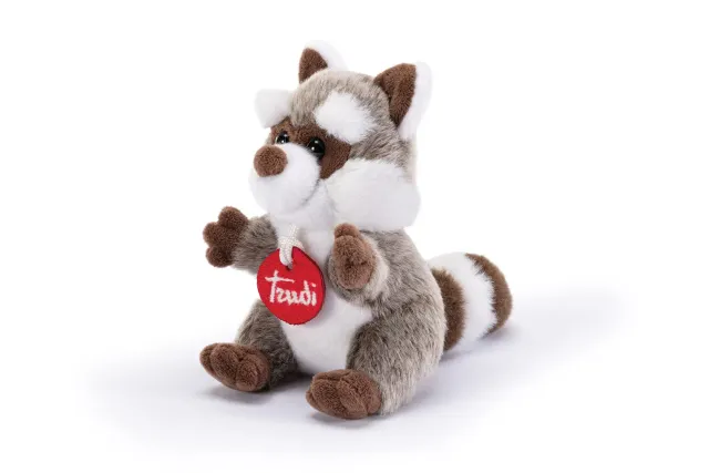 Trudi Trudini 51343 peluche raton laveur XS marron