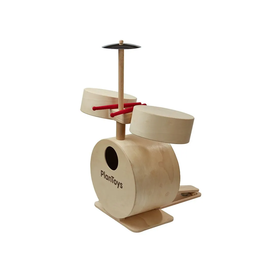 PlanToys Drum Set batterie enfant bois dès 3 ans