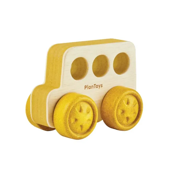 PlanToys Timber Trail Bus petit bus bébé bois
