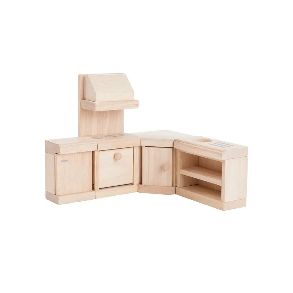 PlanToys Classic meubles cuisine maison de poupée dès 3 ans