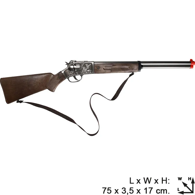 Gonher Cowboy carabine amorce 12 coups métal