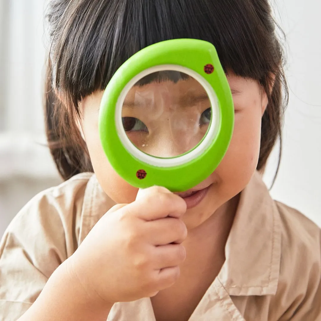 PlanToys Leaf Magnifier loupe enfant en bois dès 18 mois