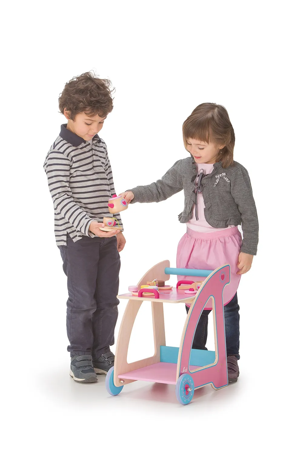 Sevi 82925 chariot thé bois dinette 39x45x30 cm
