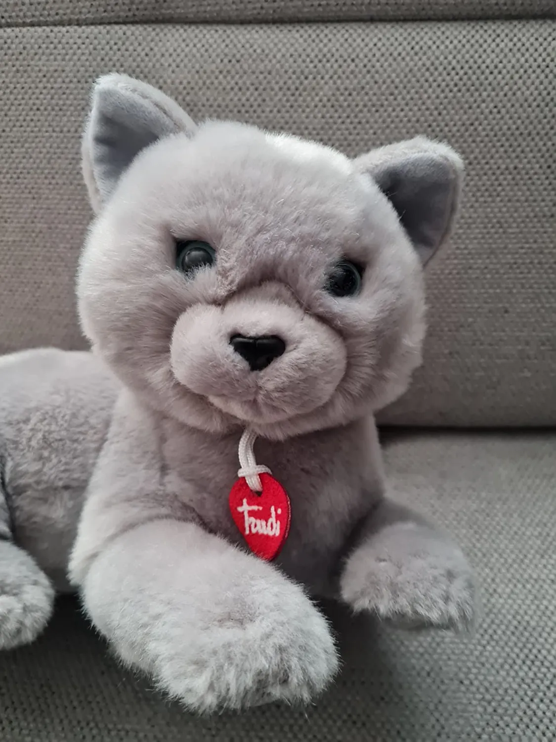 Trudi Celestino 21039 peluche chat gris M 44 cm