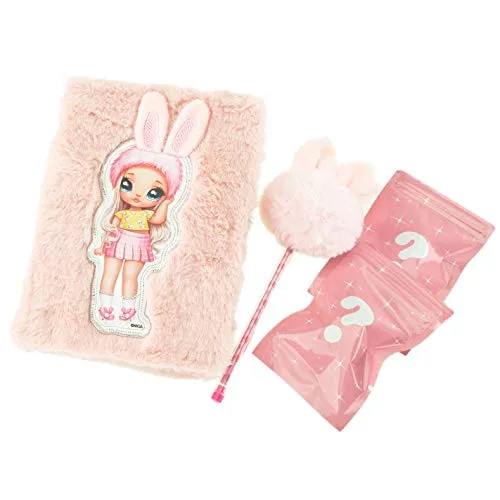 Na! Na! Na! Surprise Aubrey Heart journal peluche lapin 80 pages