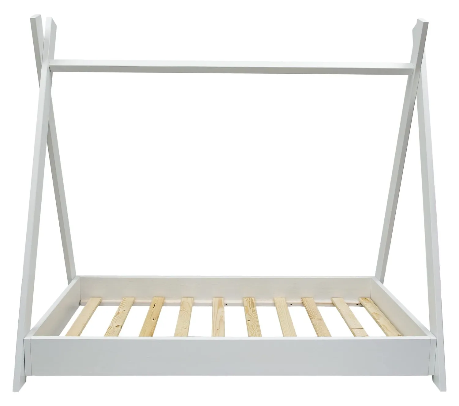 Velinda lit maison 2 en 1 enfant blanc 160x80 bois
