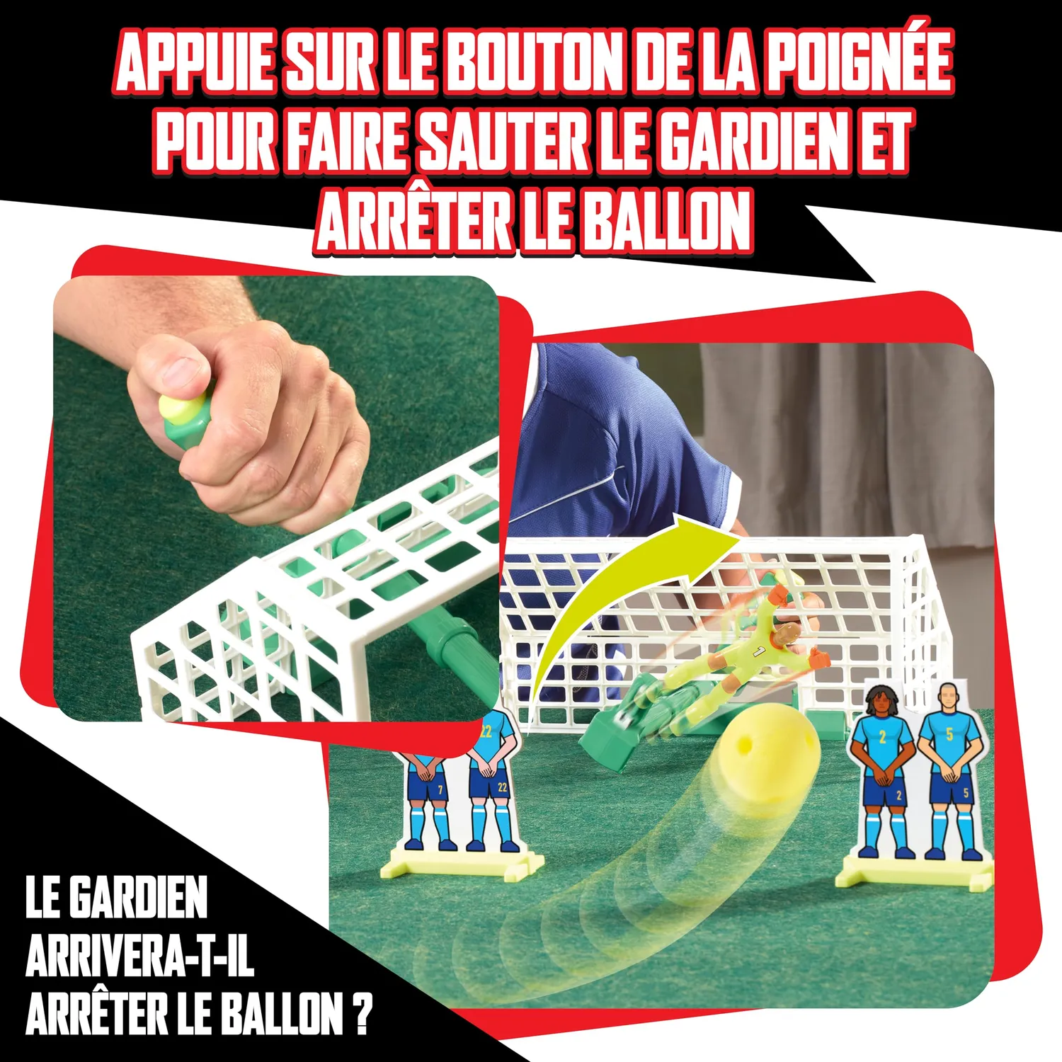 Tomy Xtreme Goal jeu de football sans piles dès 4 ans